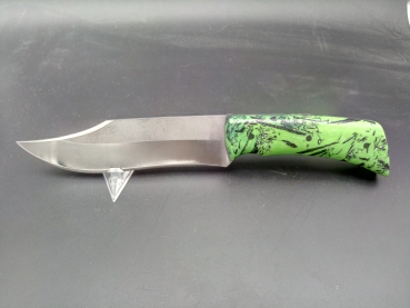 WSW Feststehendes Messer aus N690 mit Stabilisierter Mooreiche grün