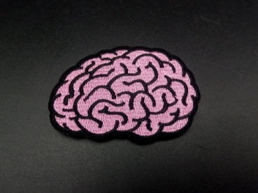 Gehirn Patch 50 x 70mm mit Klett