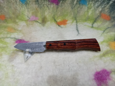 WSW Feststehendes Messer aus Damasteel und Palisanderholz